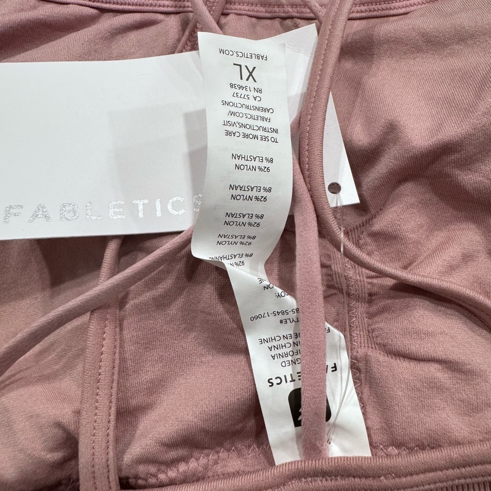Fabletics Mauve Sports Bra - Picture 3 of 4